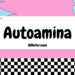 Autoamina