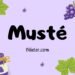 Musté